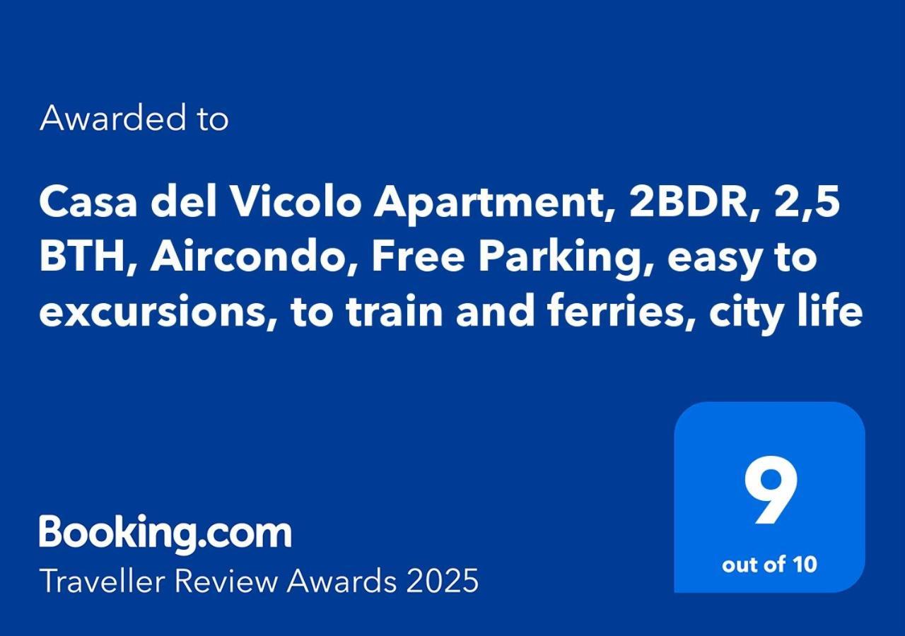 Vicolo Apartment, Pedestrian Centre, 2Bdr, 2,5 Bth, Aircondo, Private Parking, Easy To Train And Ferries, City Life Λα Σπέτσια Εξωτερικό φωτογραφία